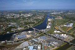 Caen port