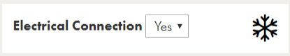 electrical connection - yes