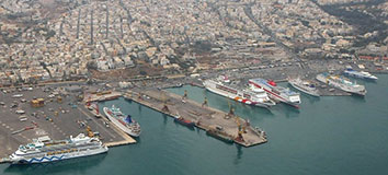 Heraklion port