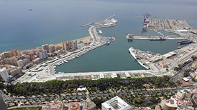 Malaga port