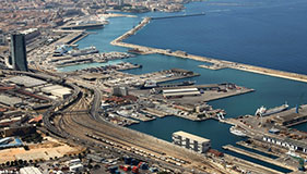 Marseille port