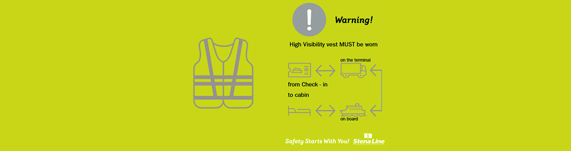 Stena Line high visibility vest