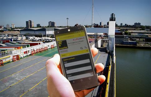 Using a mobile on a ferry