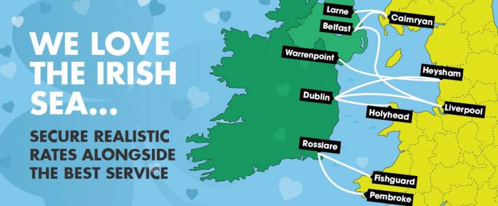 we love the Irish sea banner